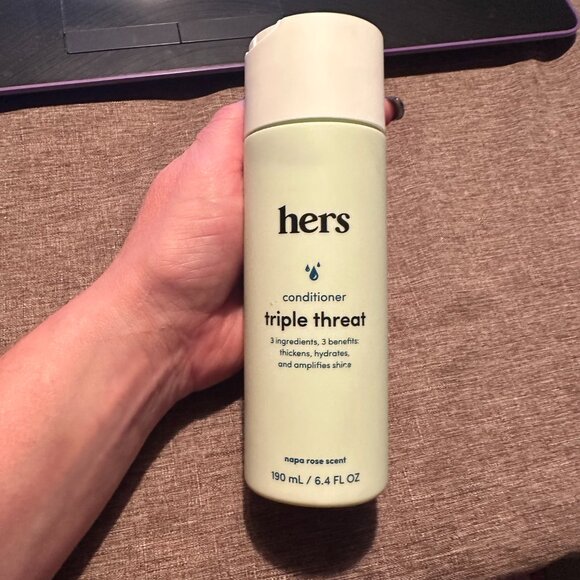 Hers Thickening Damaged Hair Repair Conditioner 6.4 fl oz Triple Threat Formula - Picture 6 of 7